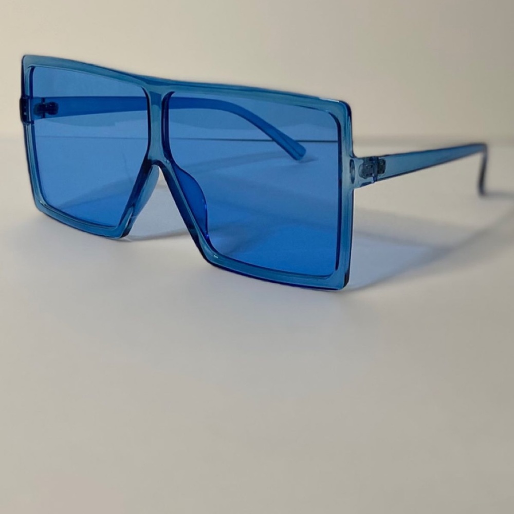 Blue sunglasses